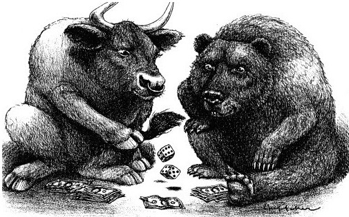 Bull-and-Bear-Gambling